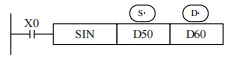 信捷XDXL系列PLC浮点运算指令(下）