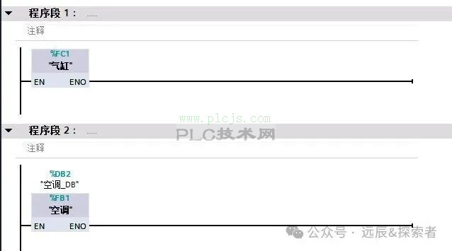 西门子PLC编程中，FC块和FB块的区别