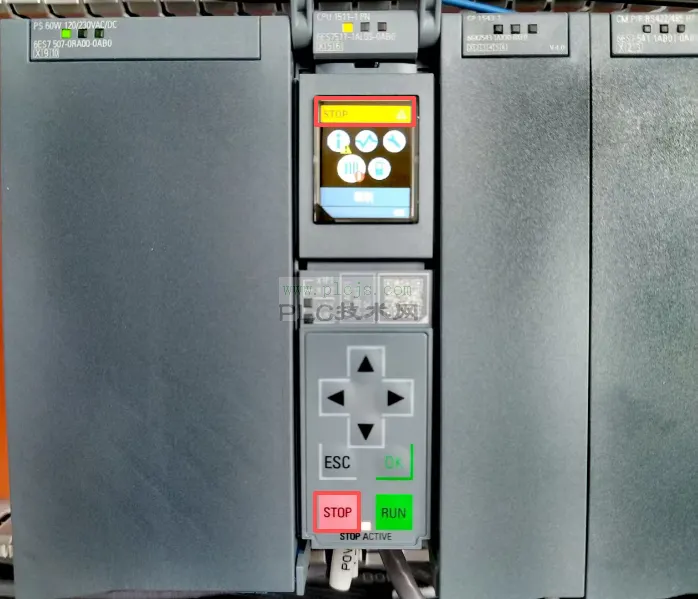 下载S7-1500PLC程序的方法