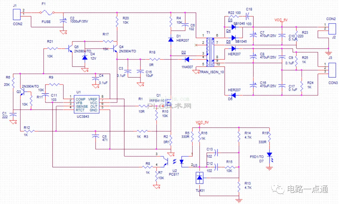 开关电源中下拉电阻有什么作用