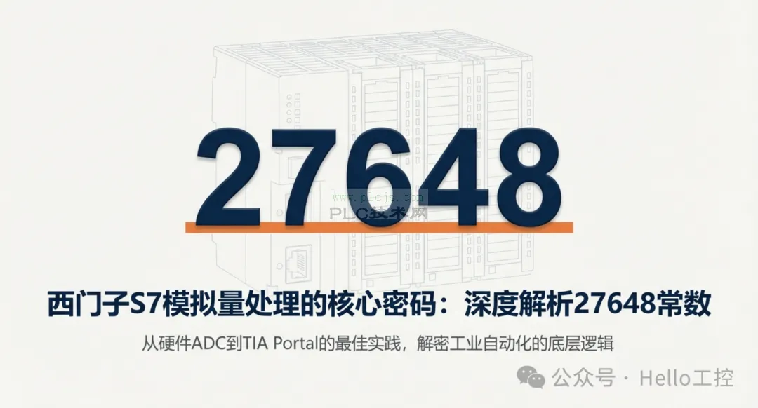 为什么PLC里面的模拟量的最大值是27648？